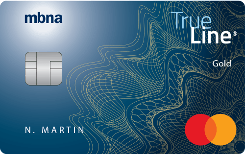 MBNA True Line ® Gold Mastercard ® credit card